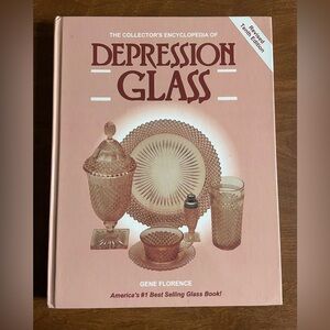 The Collector's Encyclopedia of Depression Glass Gene Florence 10th Ed. Book